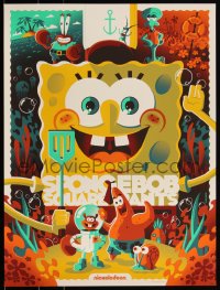 3k2211 SPONGEBOB SQUAREPANTS #265/350 18x24 art print 2015 Mondo, art by Tom Whalen, regular edition!