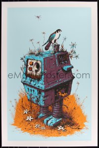 3k1149 STAR WARS #301/350 24x36 art print 2010 Mondo, Soto, Scrap Yard Power Droid, first edition!