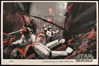 3k1145 STAR WARS #16/275 24x36 art print 2016 Mondo, Jock, Into the Garbage Chute, Flyboy!, variant!