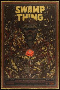 3k1157 SWAMP THING #14/90 24x36 art print 2011 Mondo, art by Florian Bertmer, variant edition!