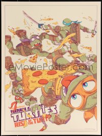 3k2240 TEENAGE MUTANT NINJA TURTLES #16/250 18x24 art print 2016 Mondo, Harrison, Rise, regular ed.!