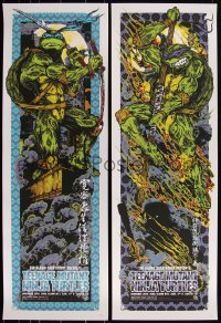 3k1580 TEENAGE MUTANT NINJA TURTLES 4 #101/160 12x36 art print 2009 art by Rhys Cooper, set edition!