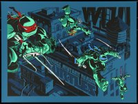 3k2247 TEENAGE MUTANT NINJA TURTLES #16/225 18x24 art print 2015 Mondo, Ciro Nieli, regular ed.!