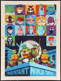 3k2252 TEENAGE MUTANT NINJA TURTLES #16/275 18x24 art print 2018 Mondo, art by Dave Perillo!