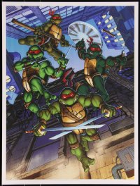 3k2254 TEENAGE MUTANT NINJA TURTLES #1/220 18x24 art print 2017 Mondo, Jason Edmiston, first edition!