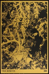 3k1233 TRUE DETECTIVE #16/170 24x36 art print 2014 Mondo, art by Zouravliov, version B edition!