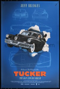 3k1236 TUCKER: THE MAN & HIS DREAM 24x36 art print 2018 Mondo, Durieux, black edition!