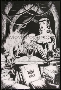 3k1251 VAULT OF HORROR #6/30 24x36 art print 2013 Mondo, blackline variant, Phantom City Creative!