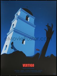 3k2291 VERTIGO #16/175 18x24 art print 2016 Hitchcock classic, art by Thomas Danthony, 1st ed.!