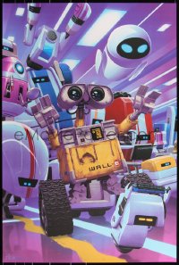 3k1264 WALL-E #16/370 24x36 art print 2019 Mondo, art by Rory Kurtz!