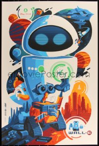 3k1266 WALL-E #22/185 24x36 art print 2016 Mondo, art by Tom Whalen, variant edition!