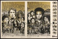 3k1275 WARRIORS artist's proof 24x36 art print 2009 Mondo, Tyler Stout, variant uncut edition!