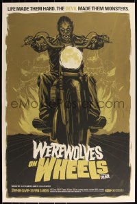 3k1278 WEREWOLVES ON WHEELS #18/235 24x36 art print 2011 Mondo, Justin Erickson, regular edition!