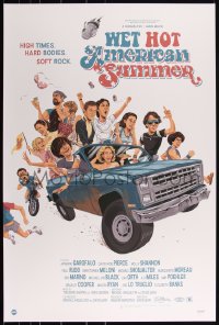 3k1280 WET HOT AMERICAN SUMMER #15/170 24x36 art print 2021 Mondo, one-sheet art by JJ Harrison!