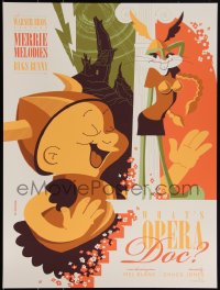 3k2302 WHAT'S OPERA DOC #16/270 18x24 art print 2012 Mondo, art by Tom Whalen, regular edition!