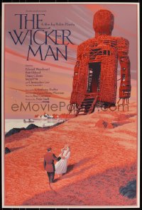 3k1284 WICKER MAN #20/275 24x36 art print 2020 cool Laurent Durieux art, Mondo, regular edition!