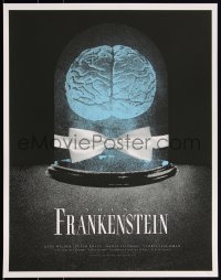 3k2331 YOUNG FRANKENSTEIN #29/37 18x23 art print 2009 Mondo, Alan Hynes, GID Blue edition!