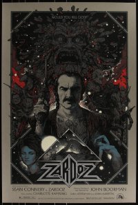 3k1327 ZARDOZ #16/225 24x36 art print 2016 Mondo, art by Richey Beckett, first edition!