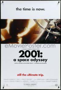 3m0727 2001: A SPACE ODYSSEY DS 1sh R2000 Stanley Kubrick, star child & art of space wheel!