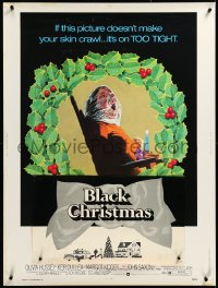 3m0719 SILENT NIGHT EVIL NIGHT 30x40 1975 this gruesome image will surely make your skin crawl!