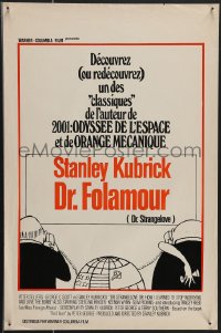 3m0281 DR. STRANGELOVE Belgian R1970s Stanley Kubrick classic, Sellers, Tomi Ungerer-like art!