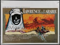 3m0288 LAWRENCE OF ARABIA Belgian R1970s David Lean classic starring Peter O'Toole, cool art by Ray!