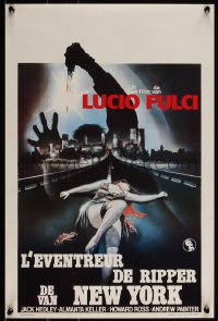 3m0290 NEW YORK RIPPER Belgian 1982 Lucio Fulci's Lo Squartatore di New York