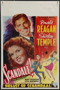 3m0298 THAT HAGEN GIRL Belgian 1947 Ronald Reagan, Shirley Temple was too innocent to understand!