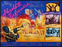 3m0332 ABSOLUTE BEGINNERS British quad 1986 David Bowie, great artwork by David Scutt!