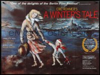 3m0348 TALE OF WINTER British quad 1992 Eric Rohmer's Conte d'hiver, art by Very and Kilimandjaro!