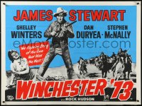 3m0353 WINCHESTER '73 British quad R1960s James Stewart w/rifle, Shelley Winters, ultra rare!