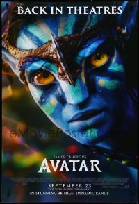 3m0206 AVATAR DS Canadian 1sh R2022 James Cameron directed, Zoe Saldana!