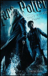 3m0154 HARRY POTTER & THE HALF-BLOOD PRINCE 24x39 English commercial poster 2009 Radcliffe, Gambon!