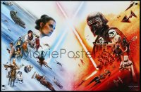 3m0163 RISE OF SKYWALKER 2-sided 23x34 Canadian commercial poster 2019 Star Wars, heroes/villains!