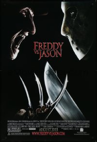 3m0824 FREDDY VS JASON advance DS 1sh 2003 cool image of horror icons, ultimate battle!