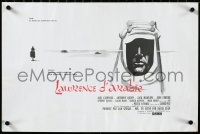 3m0263 LAWRENCE OF ARABIA teaser French 15x23 1963 Kerfyser art of Peter O'Toole silhouette & on camel!