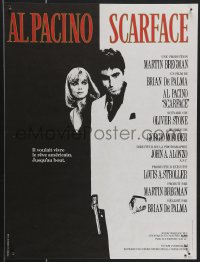 3m0270 SCARFACE French 15x20 1984 Al Pacino as Tony Montana, Michelle Pfeiffer, Brian De Palma!