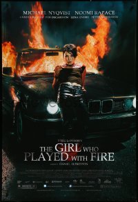 3m0834 GIRL WHO PLAYED WITH FIRE DS 1sh 2010 Larsson's Flickan som lekte med elden, Noomi Rapace!