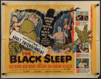 3m1136 BLACK SLEEP 1/2sh 1956 Lon Chaney Jr., Bela Lugosi, Tor Johnson, terror-drug wakes the dead!