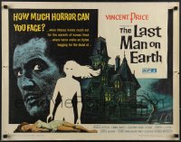 3m1150 LAST MAN ON EARTH 1/2sh 1964 AIP, Vincent Price is among the lifeless, Reynold Brown art!