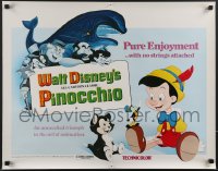 3m1156 PINOCCHIO 1/2sh R1978 Disney classic cartoon about wooden boy who becomes real!