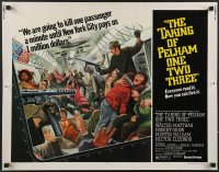 3m1163 TAKING OF PELHAM ONE TWO THREE 1/2sh 1974 cool subway train hijack art by Mort Kunstler!