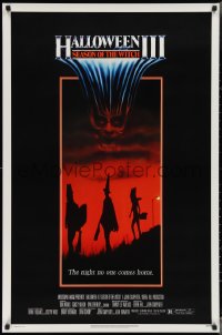 3m0845 HALLOWEEN III 1sh 1982 Season of the Witch, horror sequel, the night no one comes home!