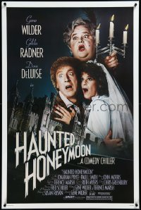 3m0851 HAUNTED HONEYMOON 1sh 1986 Gene Wilder, Gilda Radner, Dom DeLuise in drag!