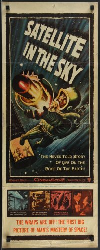 3m1115 SATELLITE IN THE SKY insert 1956 English, the never-told story of life on the roof of the Earth!