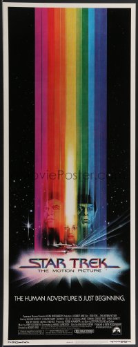 3m1120 STAR TREK insert 1979 Bob Peak art of William Shatner, Leonard Nimoy & Persis Khambatta!