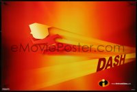 3m0864 INCREDIBLES teaser 1sh 2004 Disney/Pixar sci-fi superhero family in action, Dash!