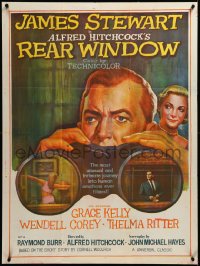 3m0220 REAR WINDOW Indian R1970s Alfred Hitchcock, art of voyeur Jimmy Stewart & sexy Grace Kelly!