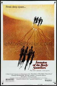 3m0871 INVASION OF THE BODY SNATCHERS advance 1sh 1978 Philip Kaufman sci-fi, read the Dell book!