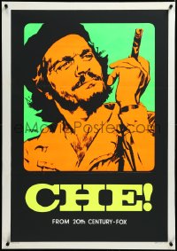 3m0213 CHE Italian 1sh 1969 completely different day-glo art of Omar Sharif as Guevara by Nistri!